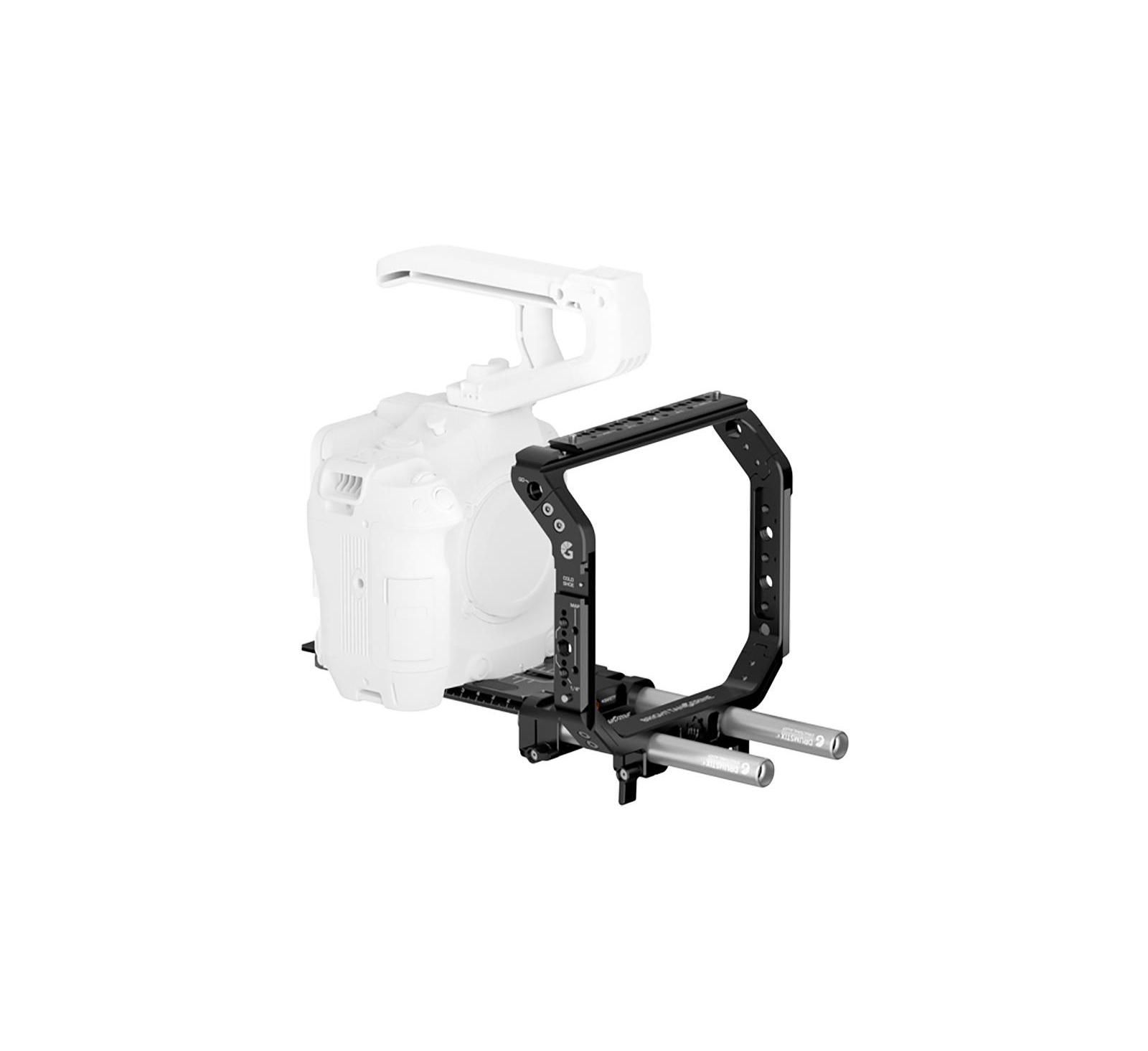 Bright Tangerine Halo Universal Camera Cage, Compatible with All Cameras