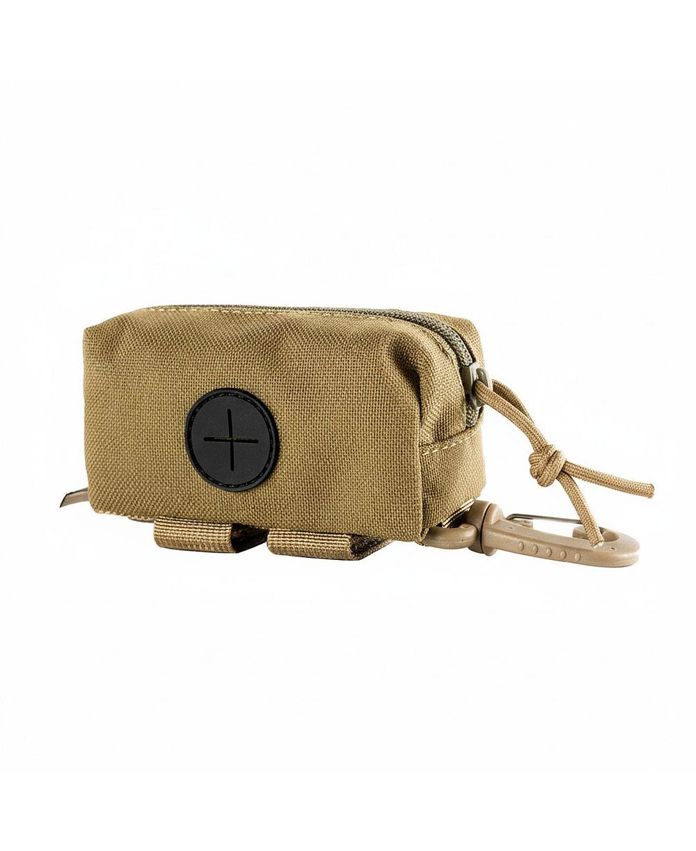 ARONKL Durable Water Resistant Dog Poop Bag Holder Zipper Waste Pouch Leash Attachment for Walking Hiking