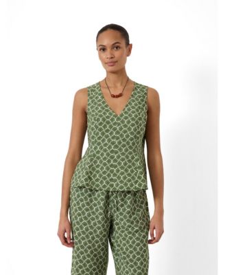 Женский топ Hush Sybil V-Neck Air Flow Godet