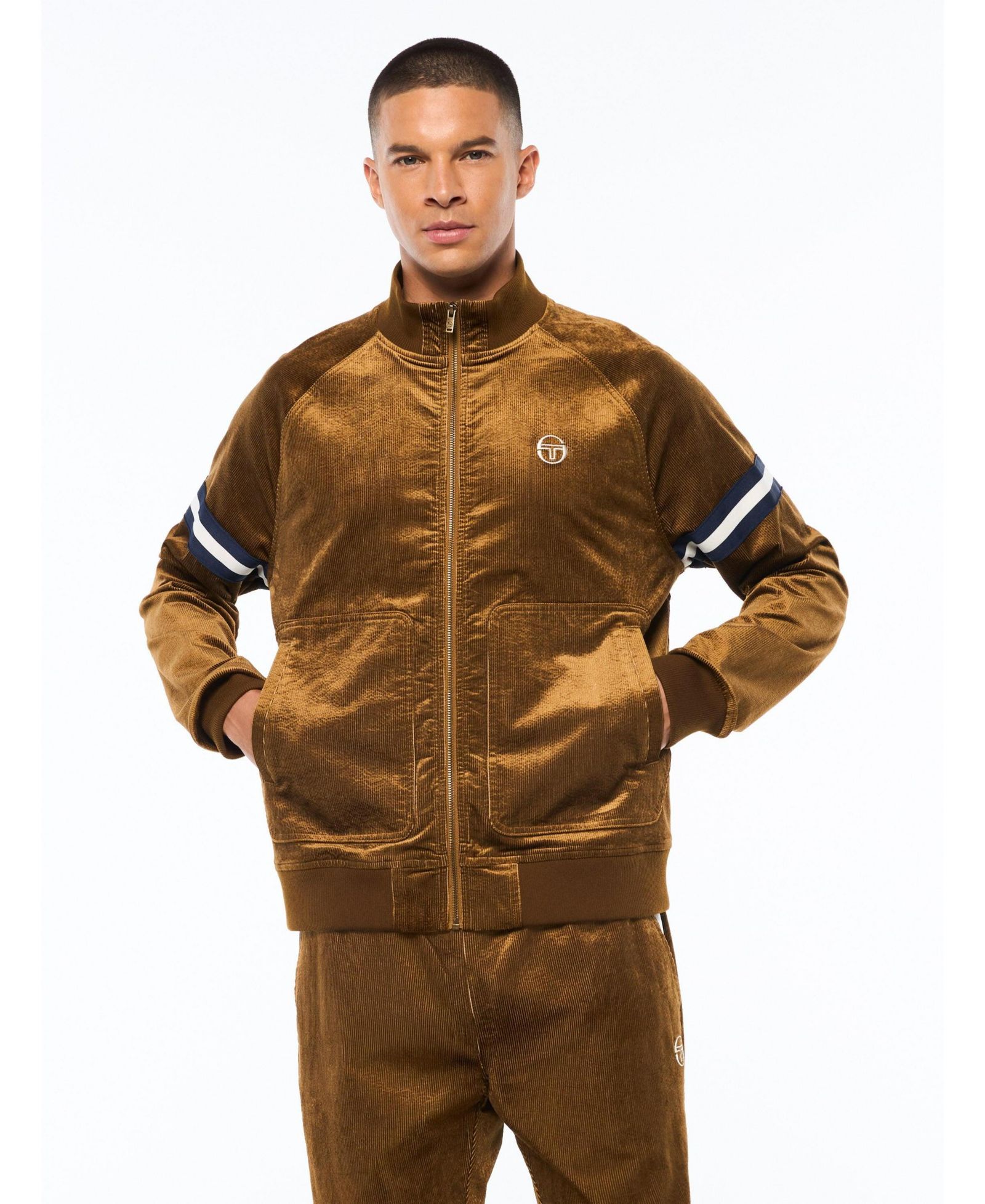 Sergio Tacchini Men's Cordurato Track Jacket