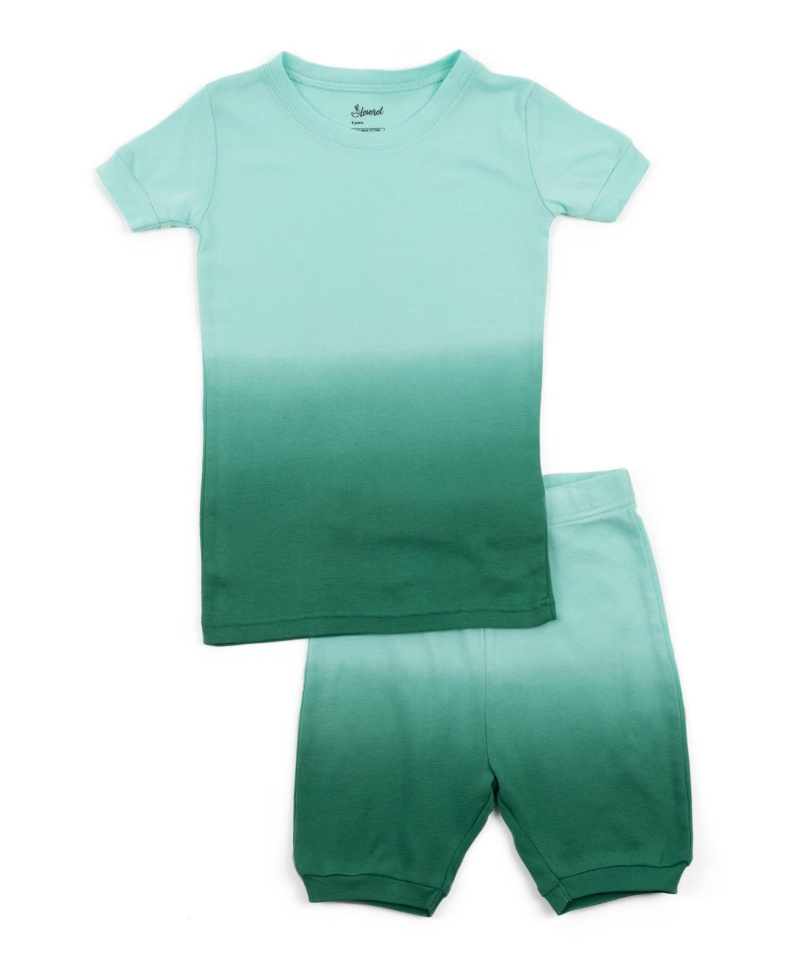 Детская пижама Leveret Matching Family Two Piece Cotton Short Sleeve Shirt and Shorts Tie Dye