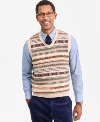 Club Room Men's Cotton Fair Isle Sweater Vest, Macy's Exclusive