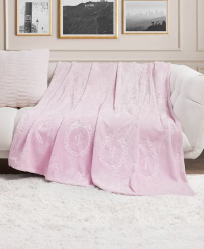 Плед Juicy Couture Embossed Oversized Plush, 60" x 90"