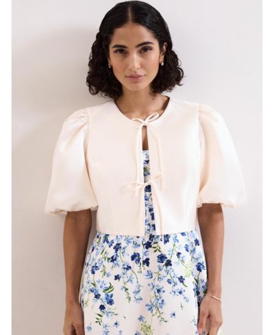 Phase Eight Women's Paulina Cropped Puff-Sleeve Jacket