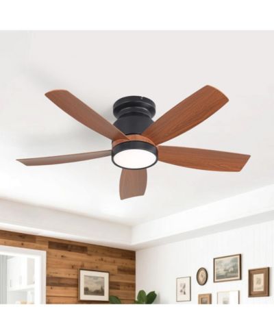 Sofucor 42-inch Modern 5-Blade Ceiling Fan Light with 6-Speed Adjustable Wind Speed