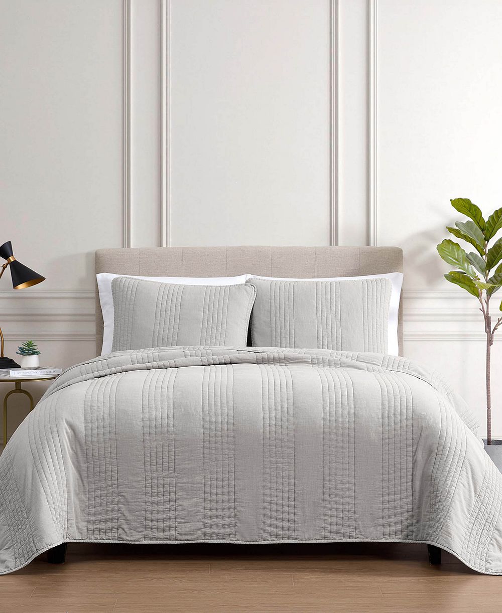 Riverbrook Home Saria Quilted 3-Piece Coverlet Set, Queen