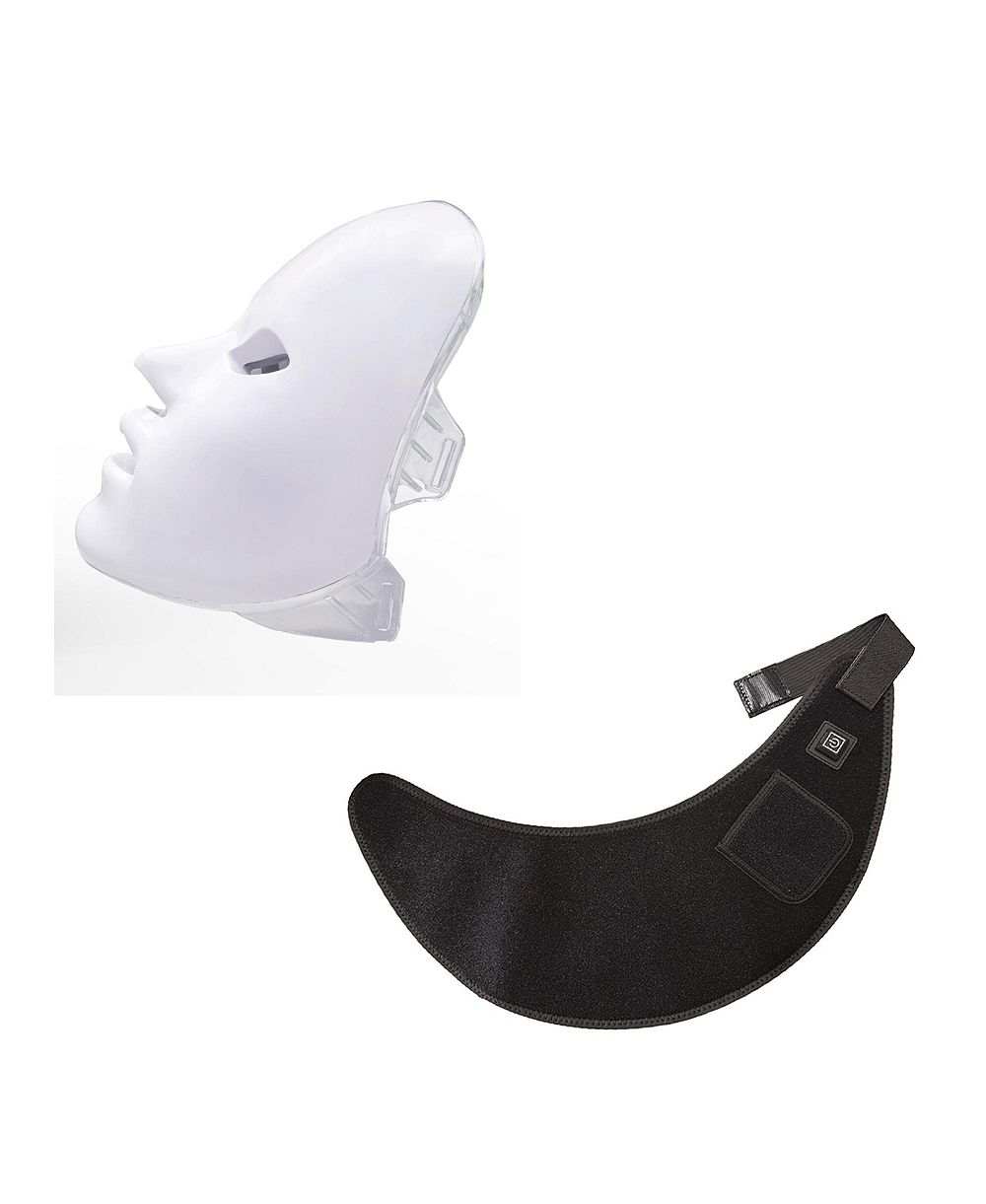 PURSONIC Ultimate Recovery and Radiance: Red Light Therapy Neck Wrap and 7-in-1 LED Face Mask