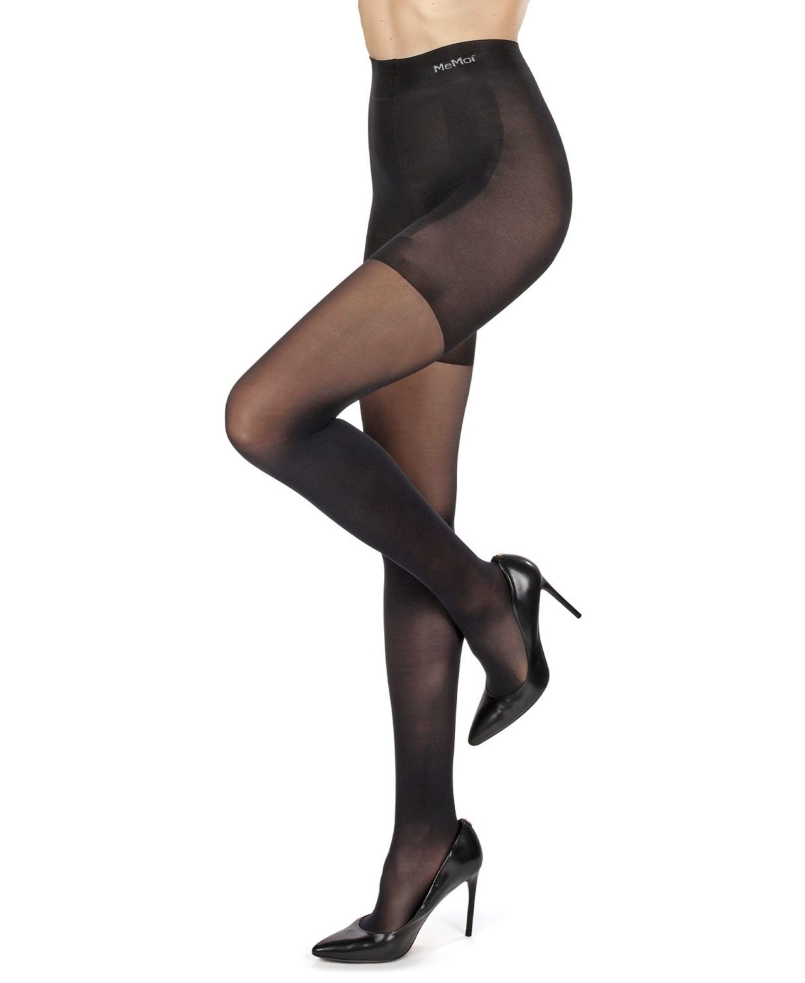 MeMoi Women's Second Skin Power Shape 30 Semi Opaque Control Top Pantyhose