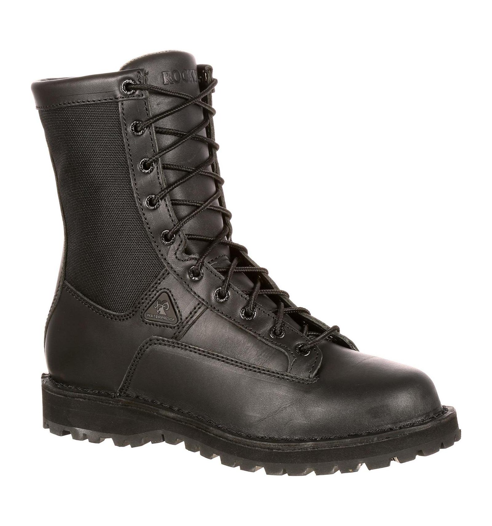 ROCKY Men's Portland Lace-to-Toe Waterproof Public Service Boots
