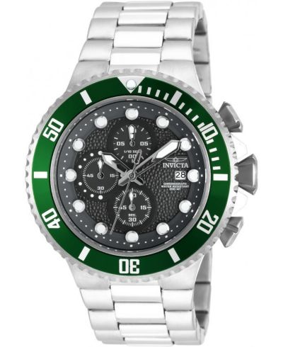 Invicta Мужские часы 18908 Pro Diver Quartz Chronograph с черным циферблатом