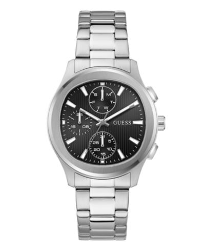 GUESS Мужские многофункциональные часы из нержавеющей стали, 40mm