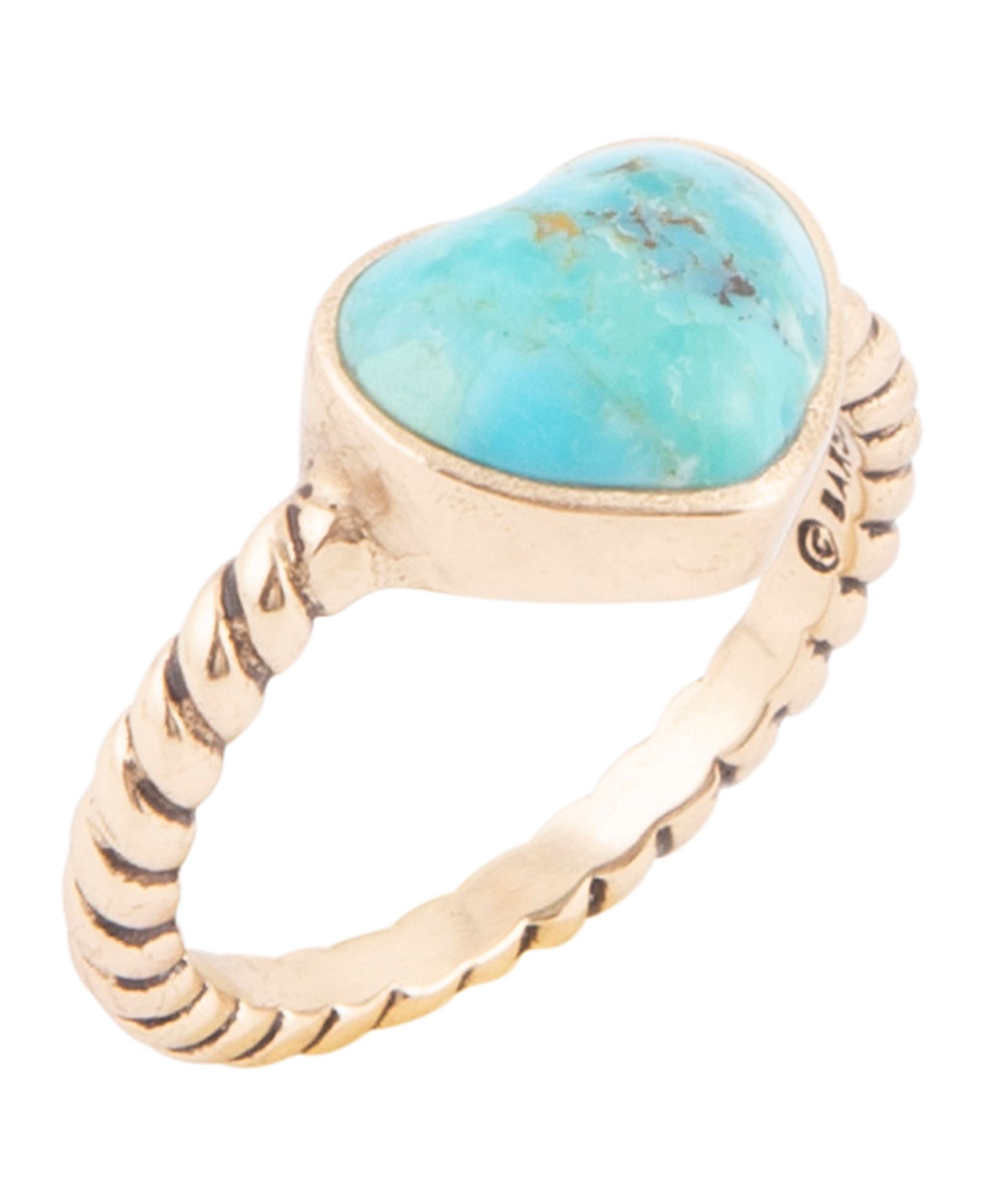 Barse кольцо My Heart Blue Turquoise and Golden