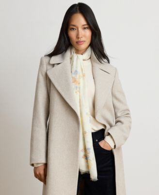 Женское длинное поясное пальто Lauren Ralph Lauren Wrap Coat