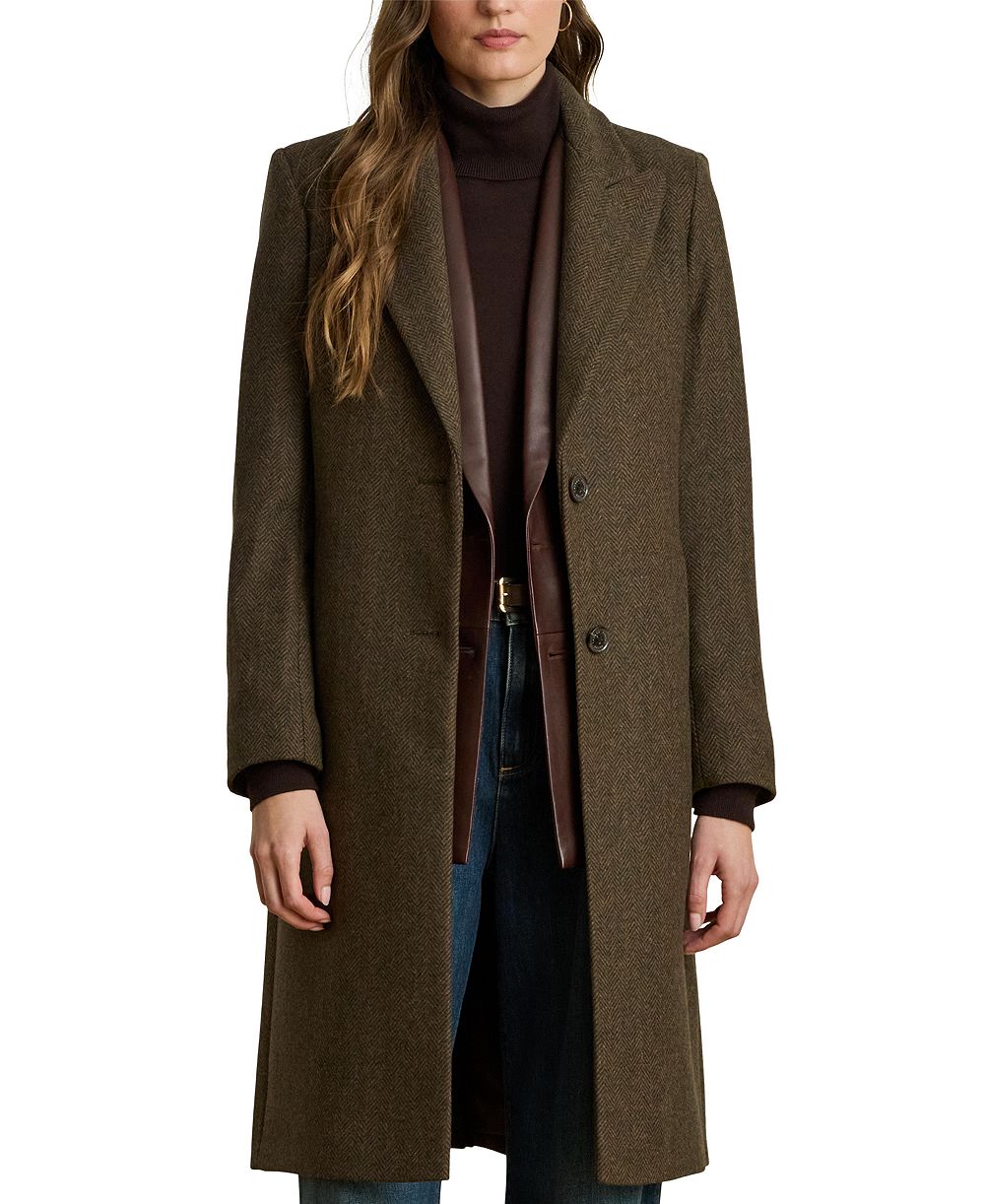 Lauren Ralph Lauren Women's Wool-Blend Walker Coat