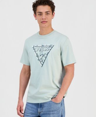 Мужская футболка GUESS с вышивкой Triangle Leaves