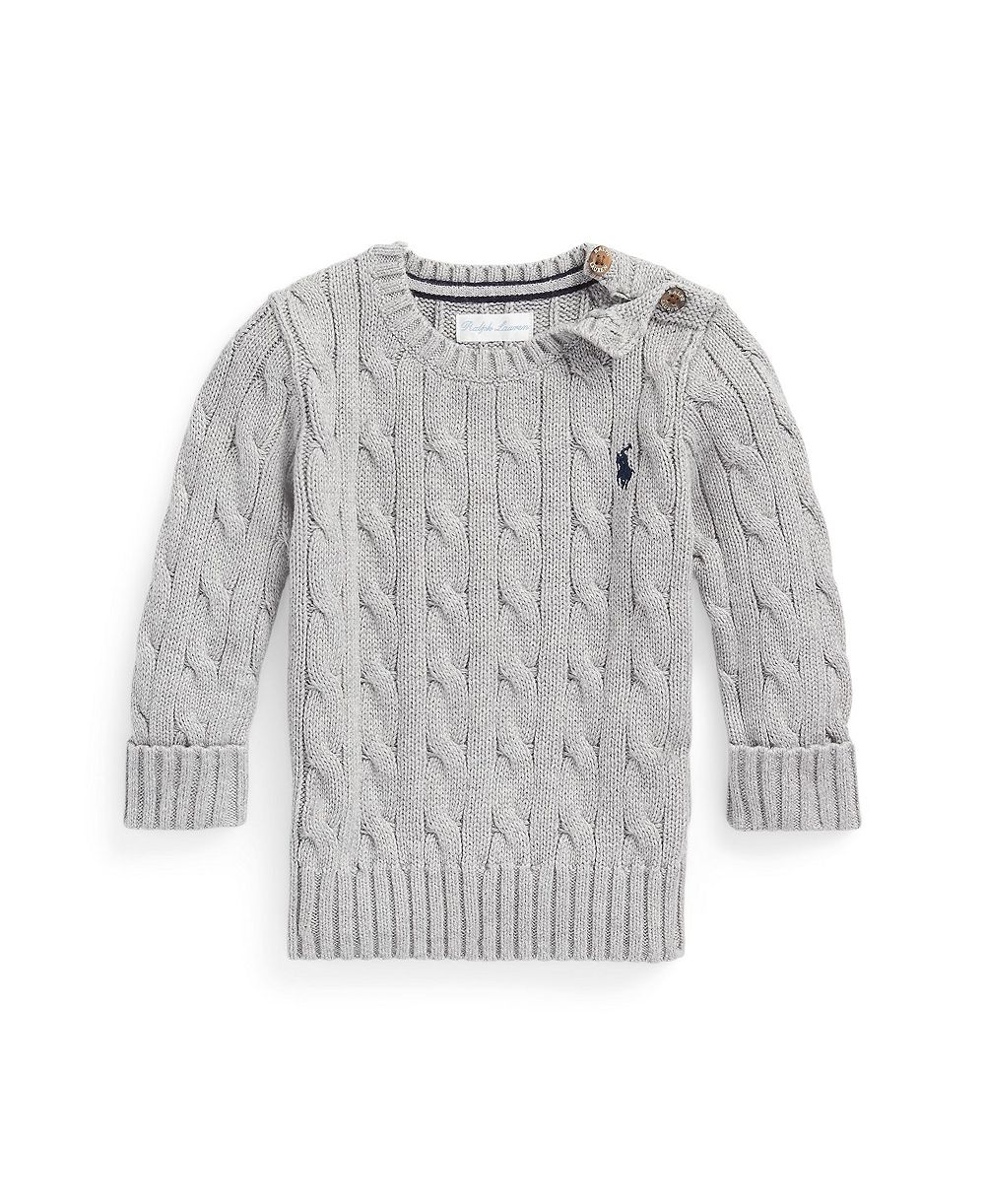 Polo Ralph Lauren Детский хлопковый свитер с косами
