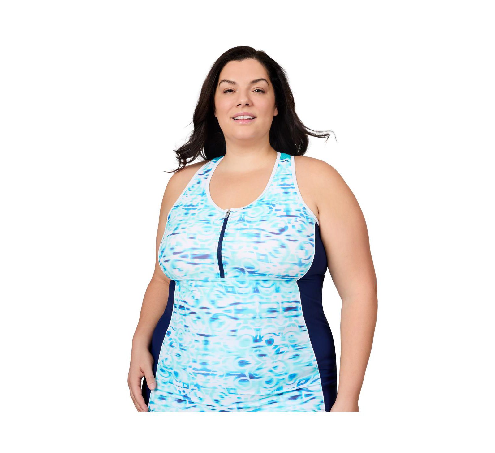 Женский танкини Free Country Plus Size Mesh Racerback