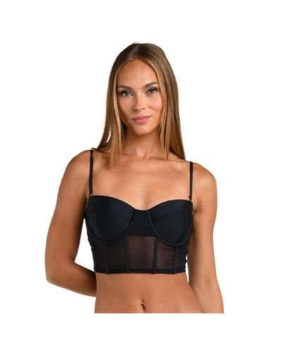 Женский купальник SUNSHINE 79 MIDKINI W CORSET BINDING OVER MESH