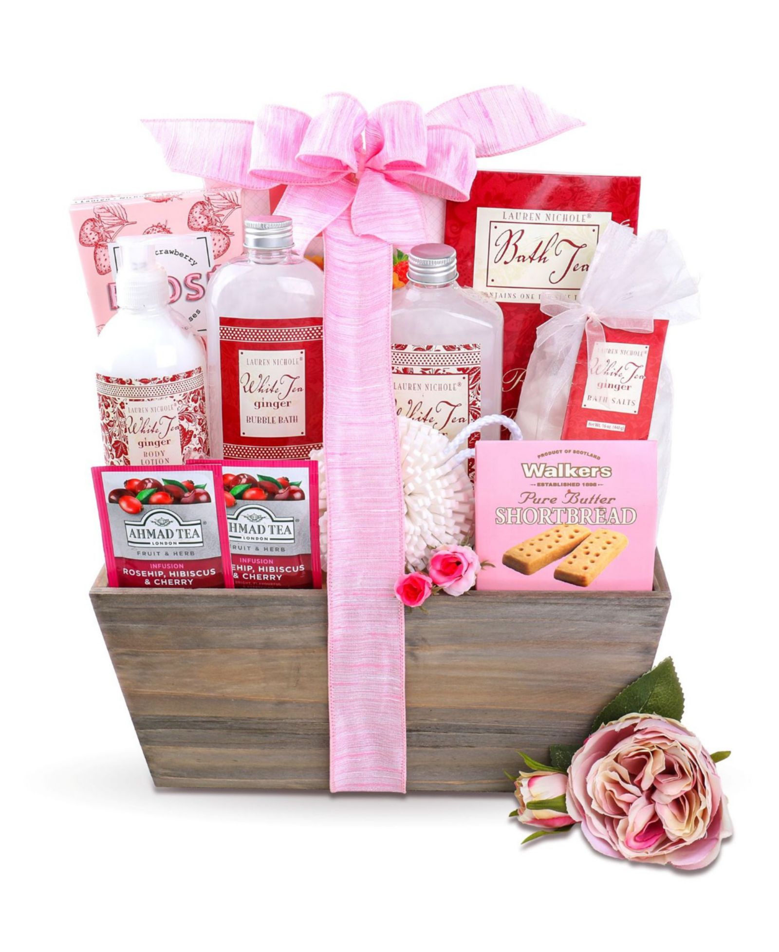 Alder Creek Gift Baskets подарочная корзина Tea Tranquility Spa, 12 предметов