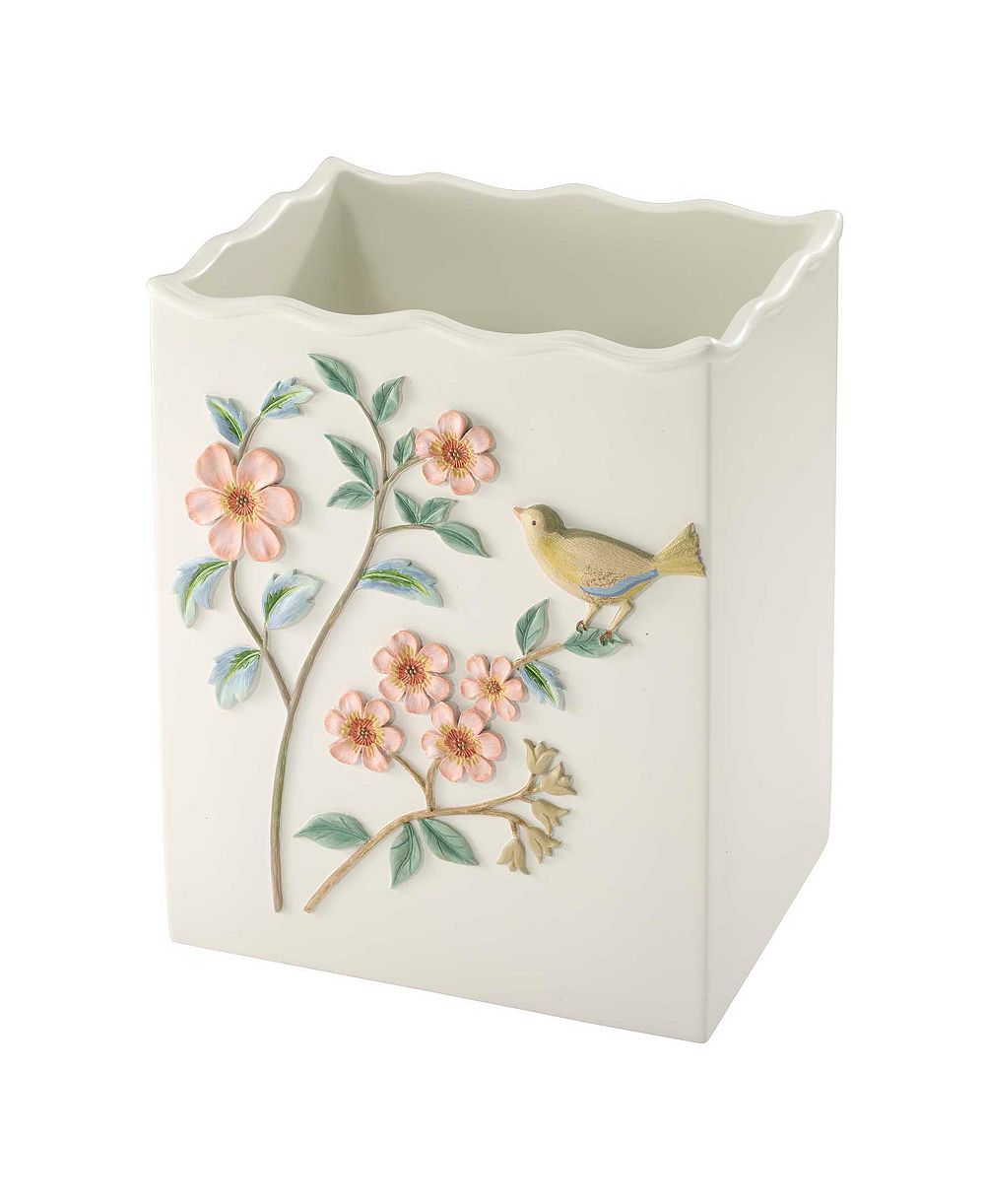 Avanti Pretty Birds Wastebasket