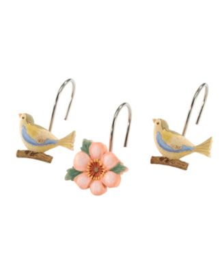 Крючки для душа Avanti Pretty Birds, комплект из 12 шт