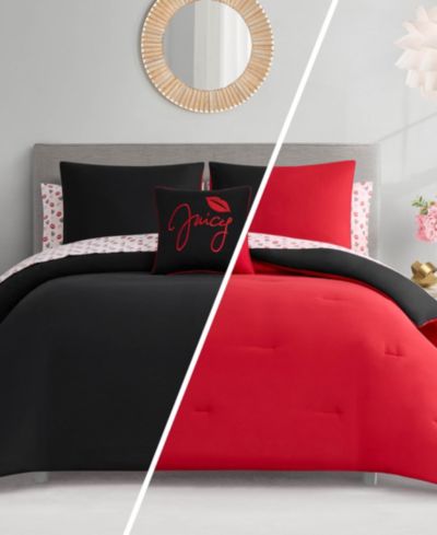 Комплект постельного белья Juicy Couture Glam Girl Reversible 8-Pc. Comforter Set, King
