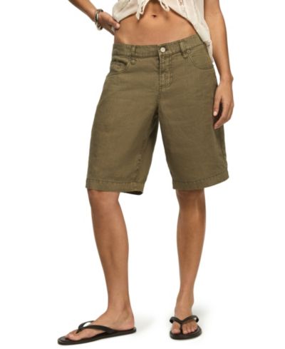 Lucky Brand Женские свободные джинсовые шорты из льна