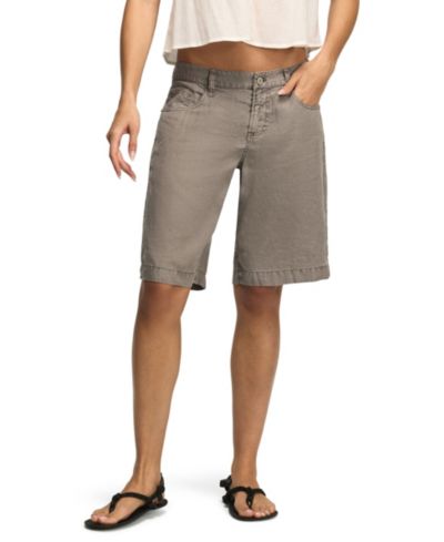 Lucky Brand Women's Relaxed-Fit Baggy Linen Denim Shorts