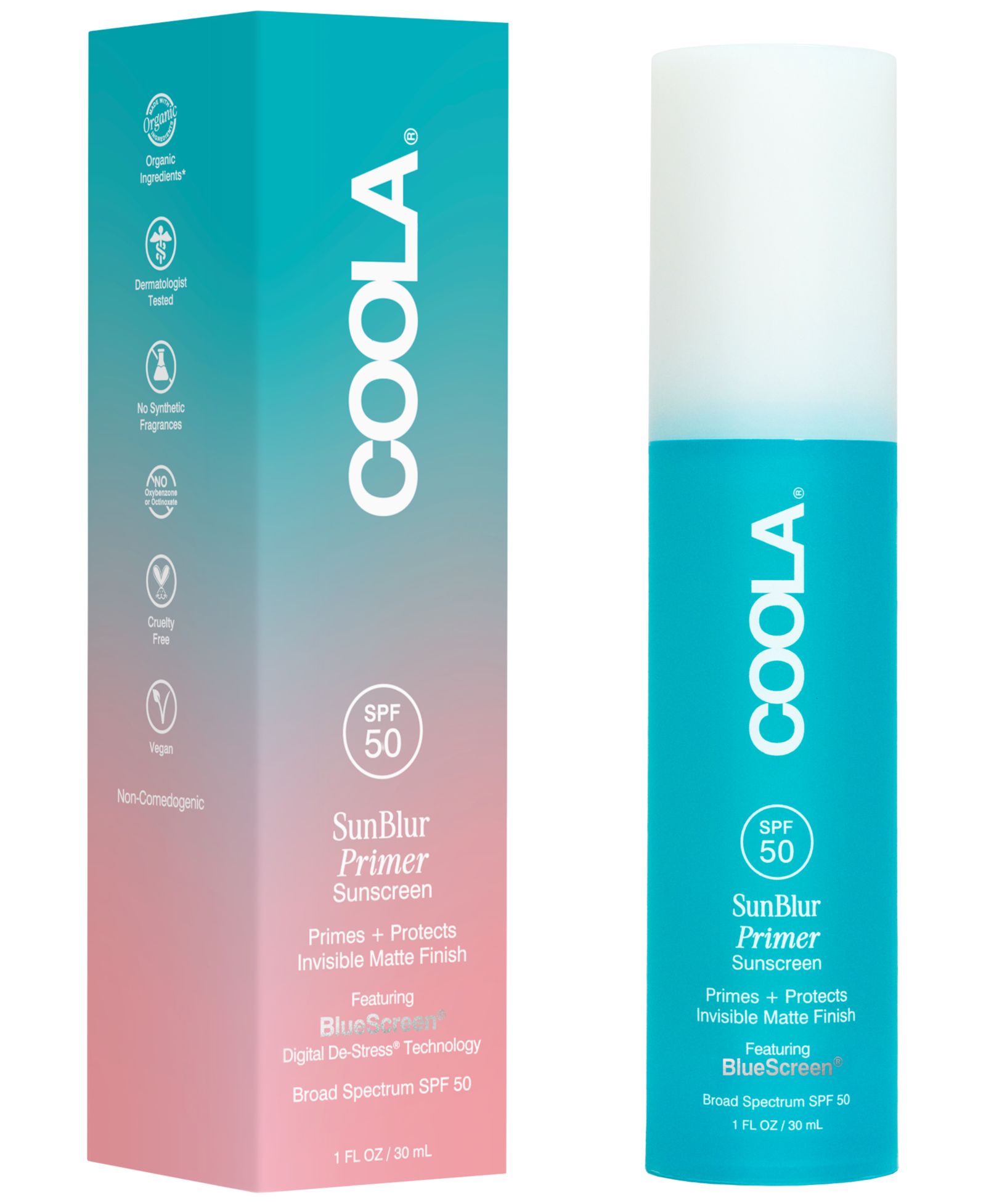 Праймер COOLA SunBlur SPF 50, 1 oz.