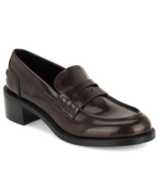 Nine West Women's Vandel Block Heel Penny Loafers