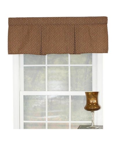 RLF Home занавеска Trellis Pleated 100% Cotton Woodland, 42 x 15
