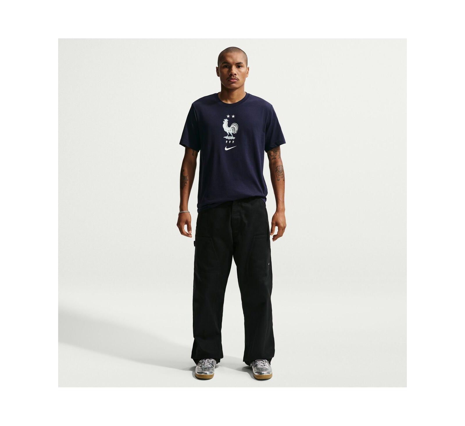 Nike Men's Blue France National Team Crest T-Shirt