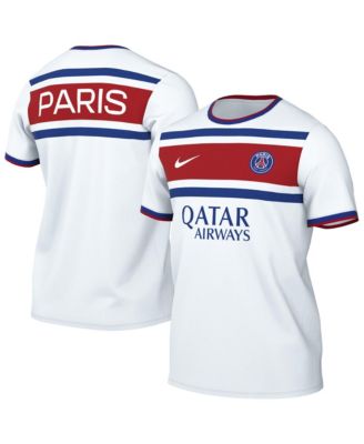 Nike мужская реплика выездной джерси Paris Saint-Germain 2026/27 Pre-Match белого цвета