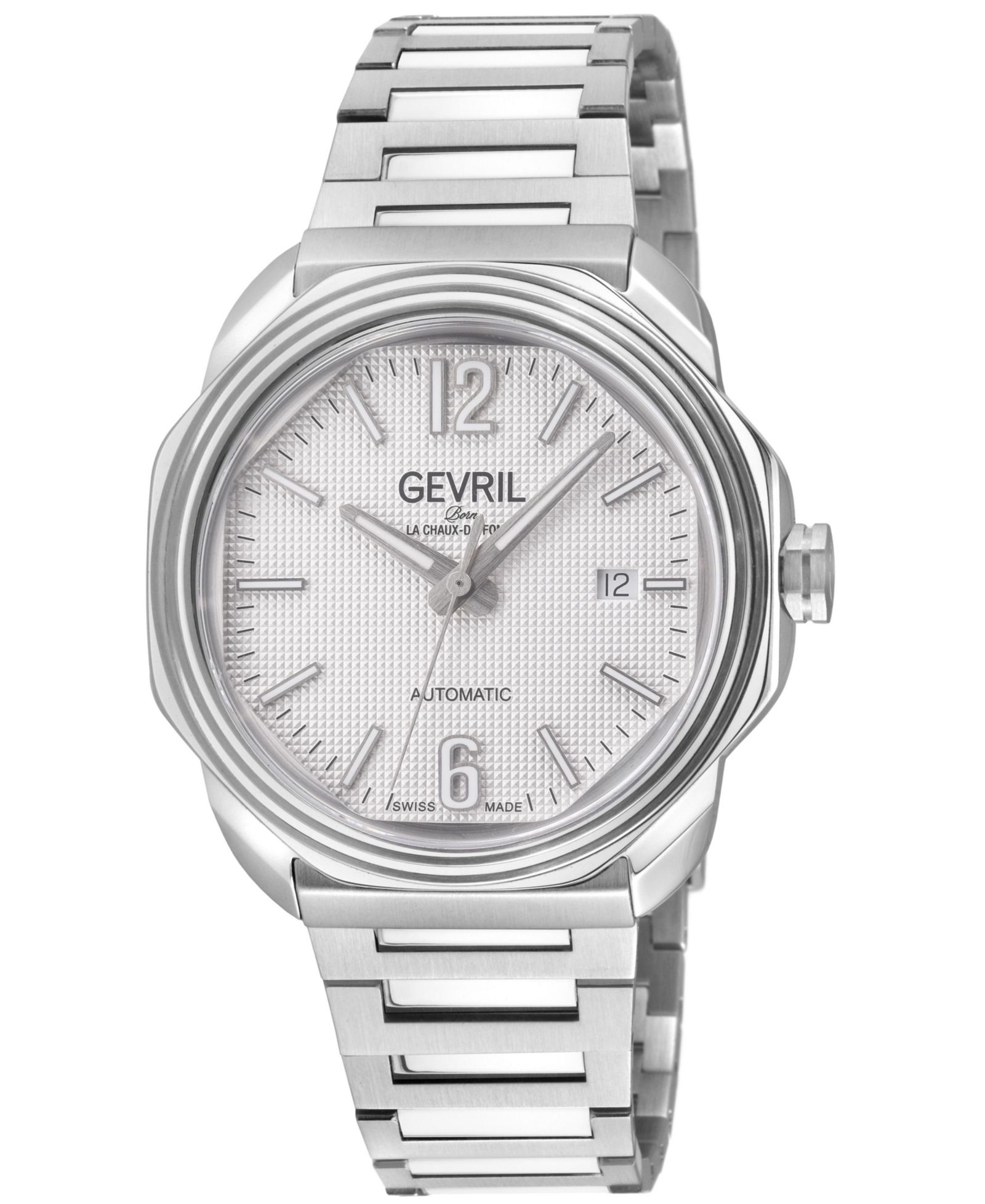 Gevril Men's Roosevelt Swiss Automatic Bracelet Watch