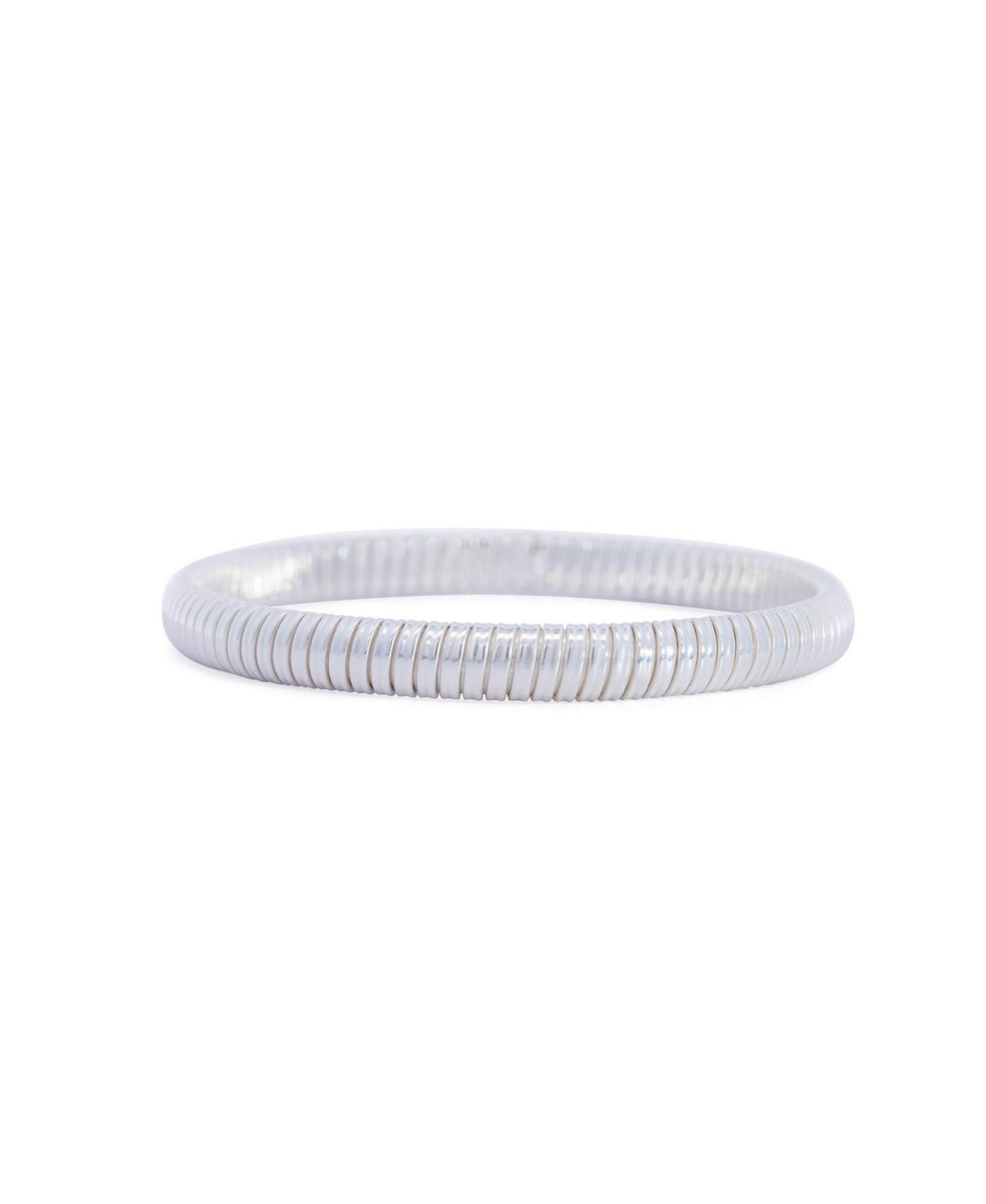 Браслет The Lovery Ribbed Stretch Bangle Sterling Silver