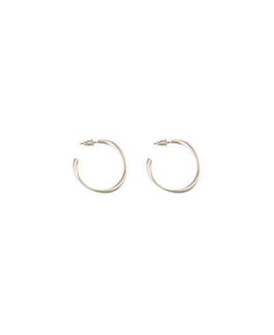 Серьги-кольца Bearfruit Jewelry Leslie Small Sculpted Oval Hoop