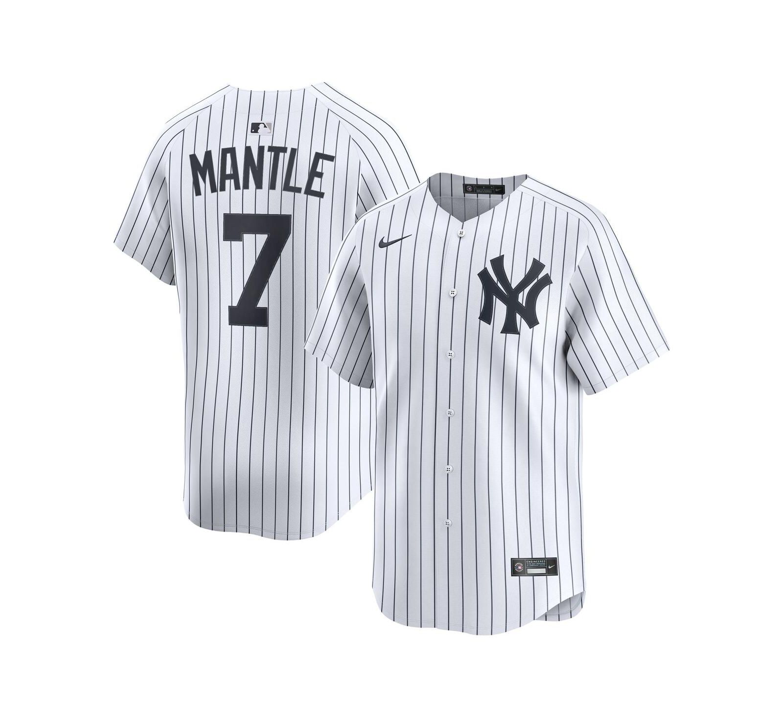 Nike Men's Mickey Mantle White New York Yankees Home Limited Player Jersey