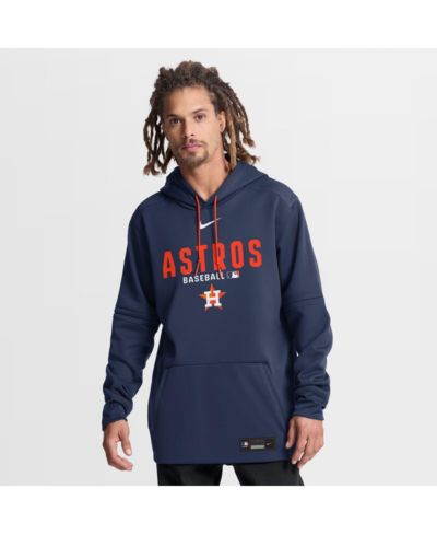 Nike Men's Navy Houston Astros Authentic Collection Therma-FIT Hoodie