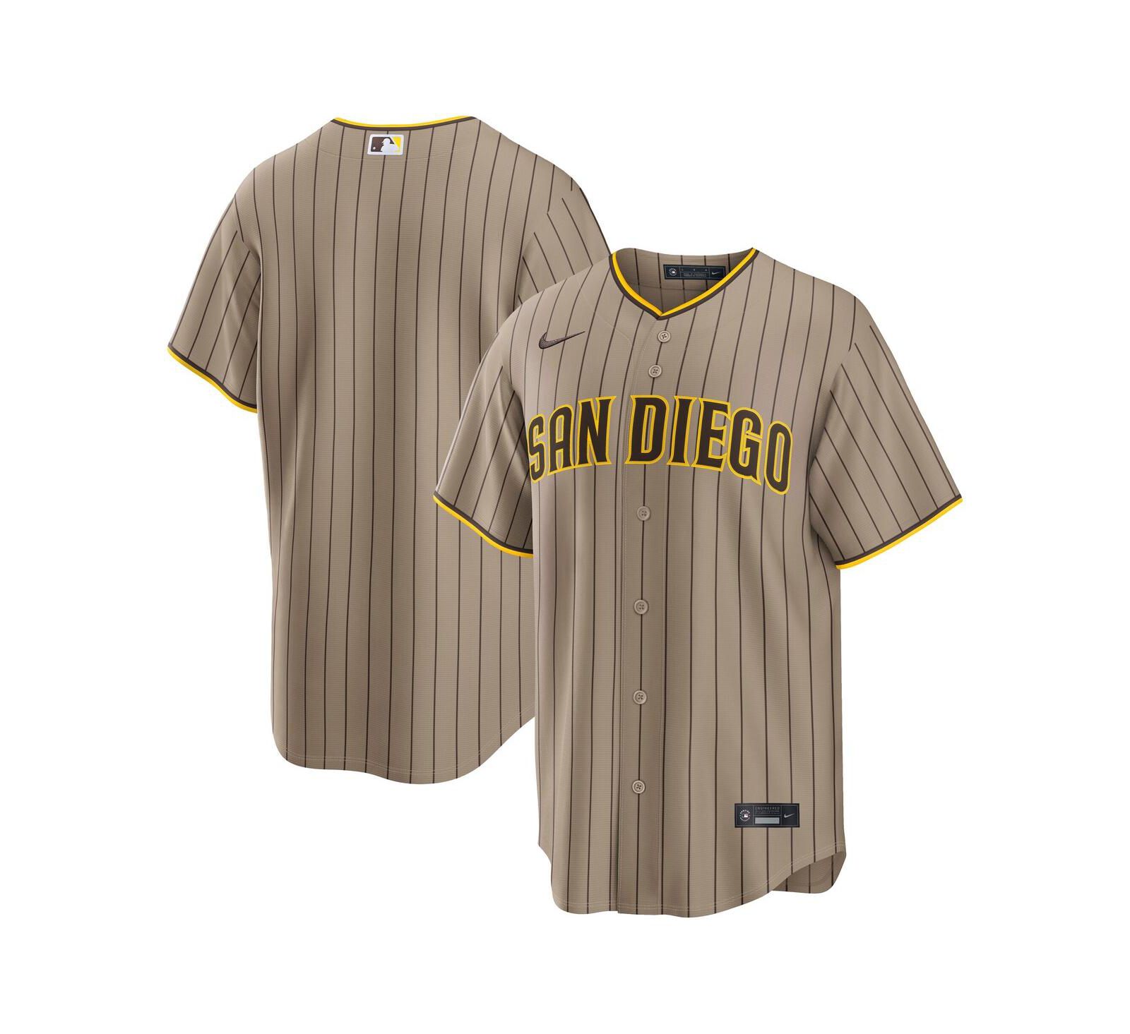 Nike Мужская реплика джерси San Diego Padres, песочный цвет