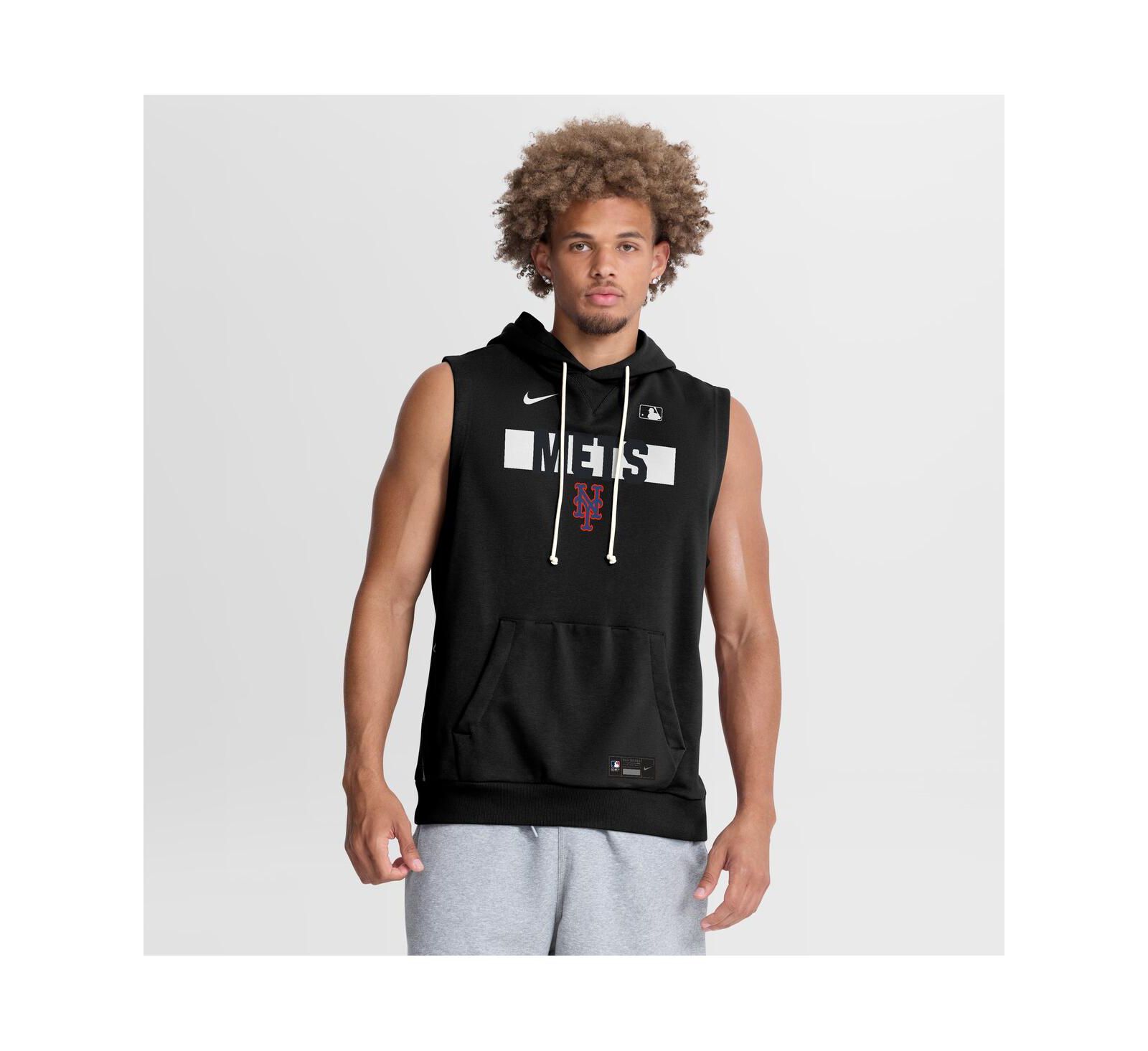 Худи Nike Dri-FIT без рукавов New York Mets Authentic Collection, Мужское, черное