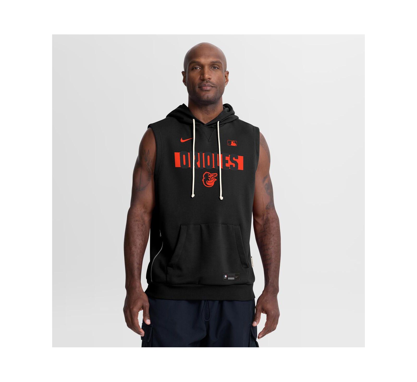Nike Мужской Black Baltimore Orioles Sleeveless Hoodie