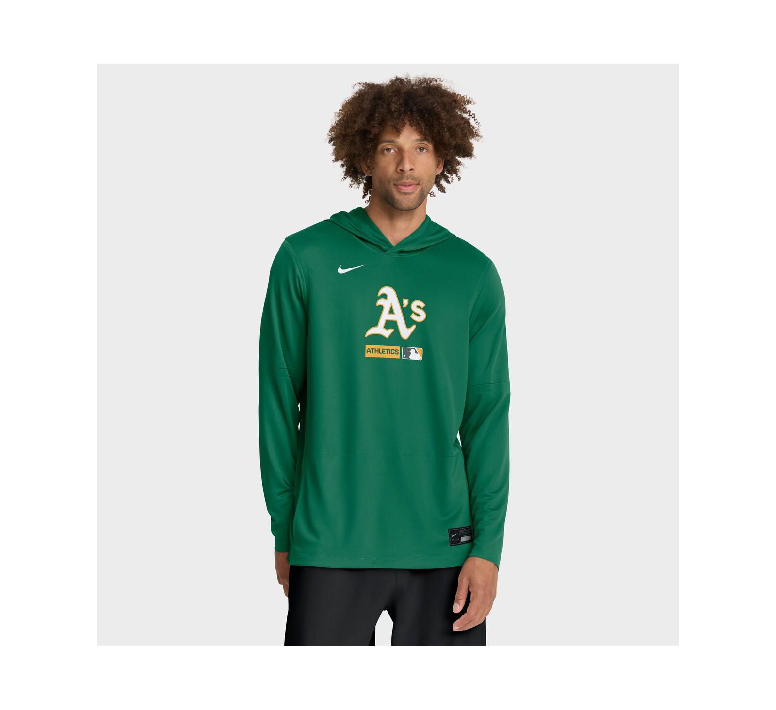 Мужское худи Nike Dri-FIT с длинным рукавом, коллекция Athletics, цвет Kelly Green
