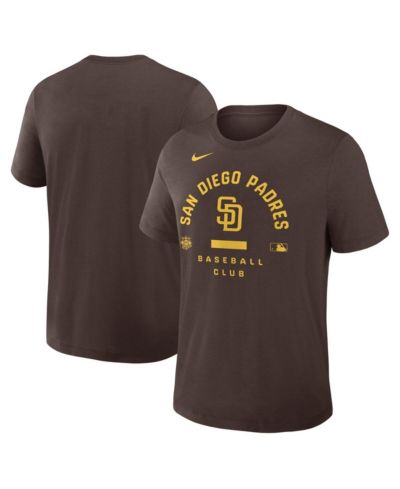 Мужская футболка Nike San Diego Padres Authentic Collection Dri-FIT, коричневая
