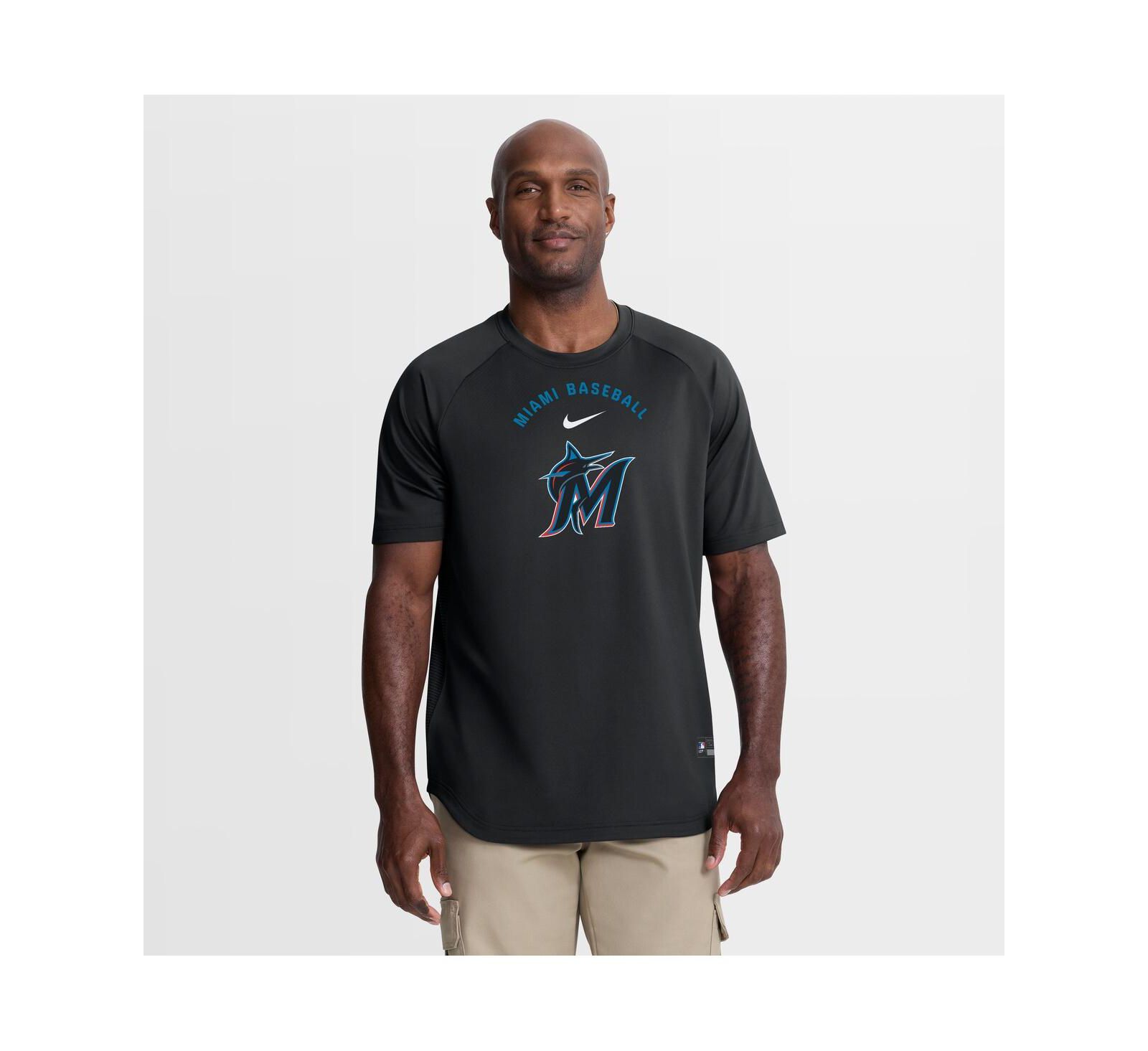 Nike Мужская футболка Chicago Miami Marlins Authentic Collection Dri-FIT
