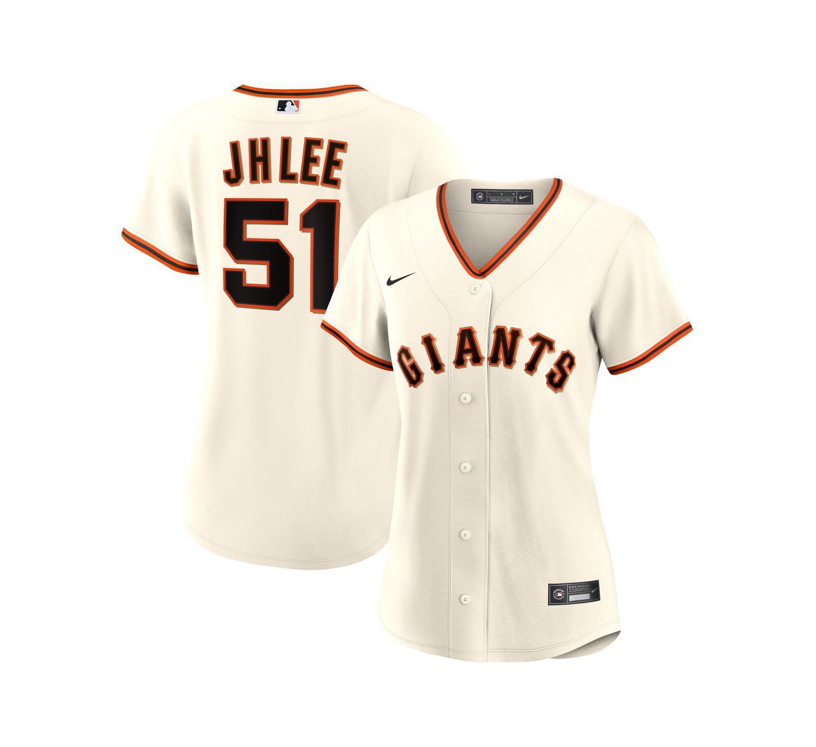 Женская реплика джерси Nike Jung Hoo Lee Cream San Francisco Giants Home