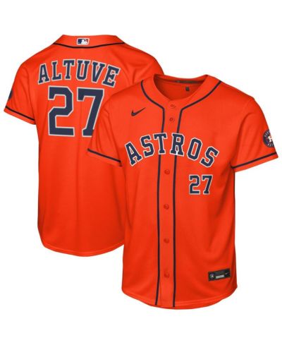 Детская игровая джерси Nike Jose Altuve Houston Astros оранжевая