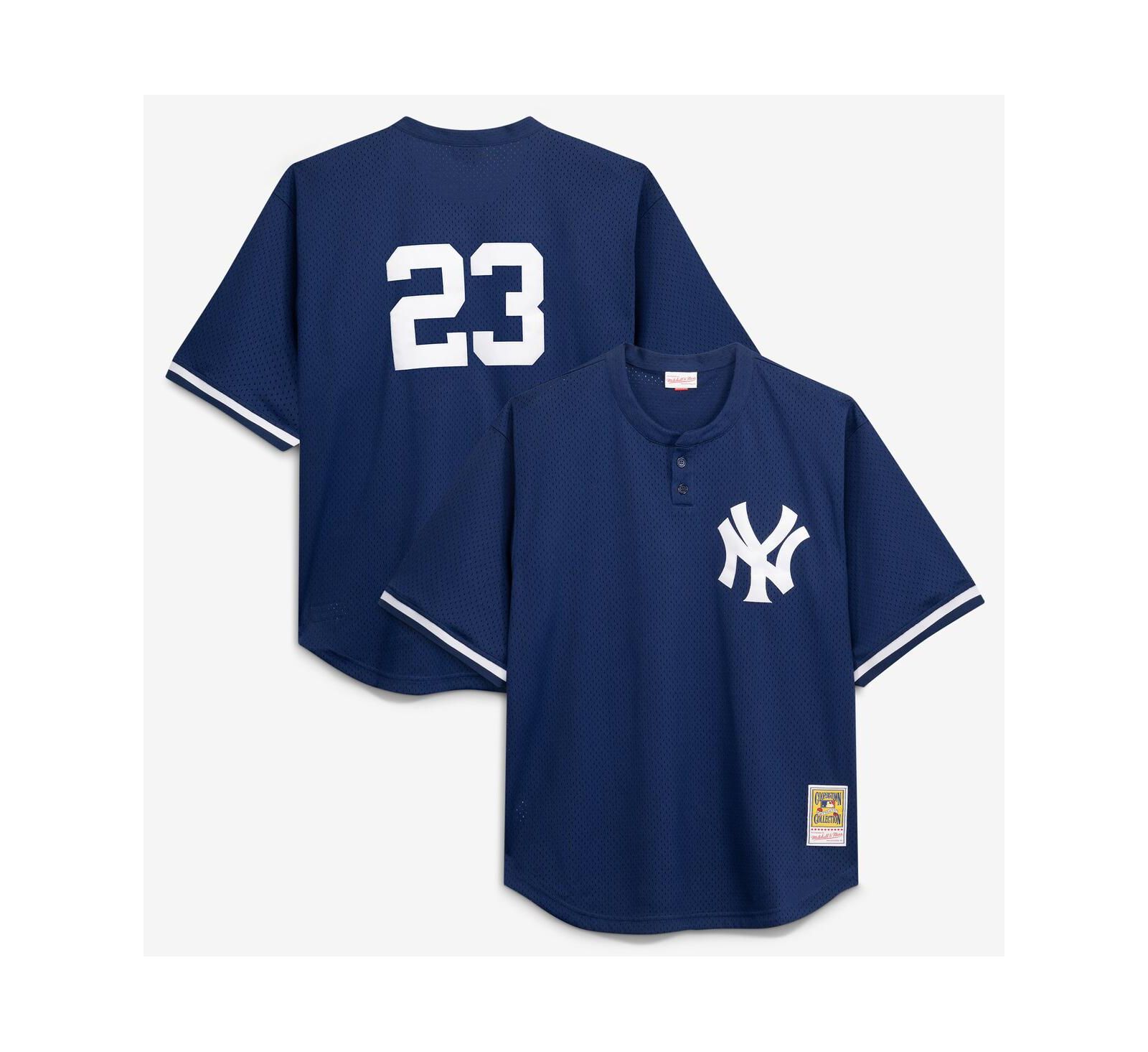 Мужская джерси Mitchell & Ness Don Mattingly New York Yankees Cooperstown Collection Big & Tall Mesh Batting Practice