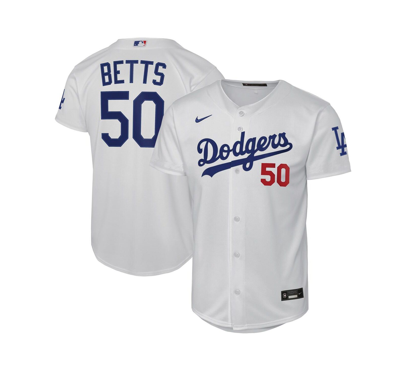 Джерси Nike Mookie Betts Los Angeles Dodgers Home Stadium для мальчиков и девочек