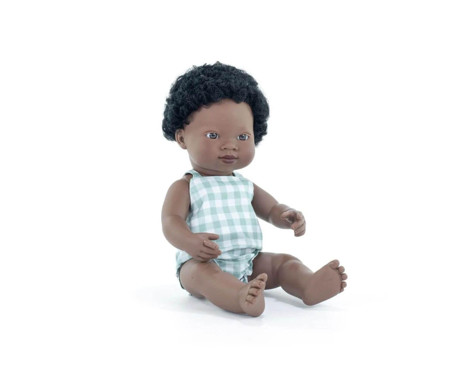 Miniland My Friends & Me 15" Anatomically Correct Soft Vinyl Baby Doll, Ages 10 months+