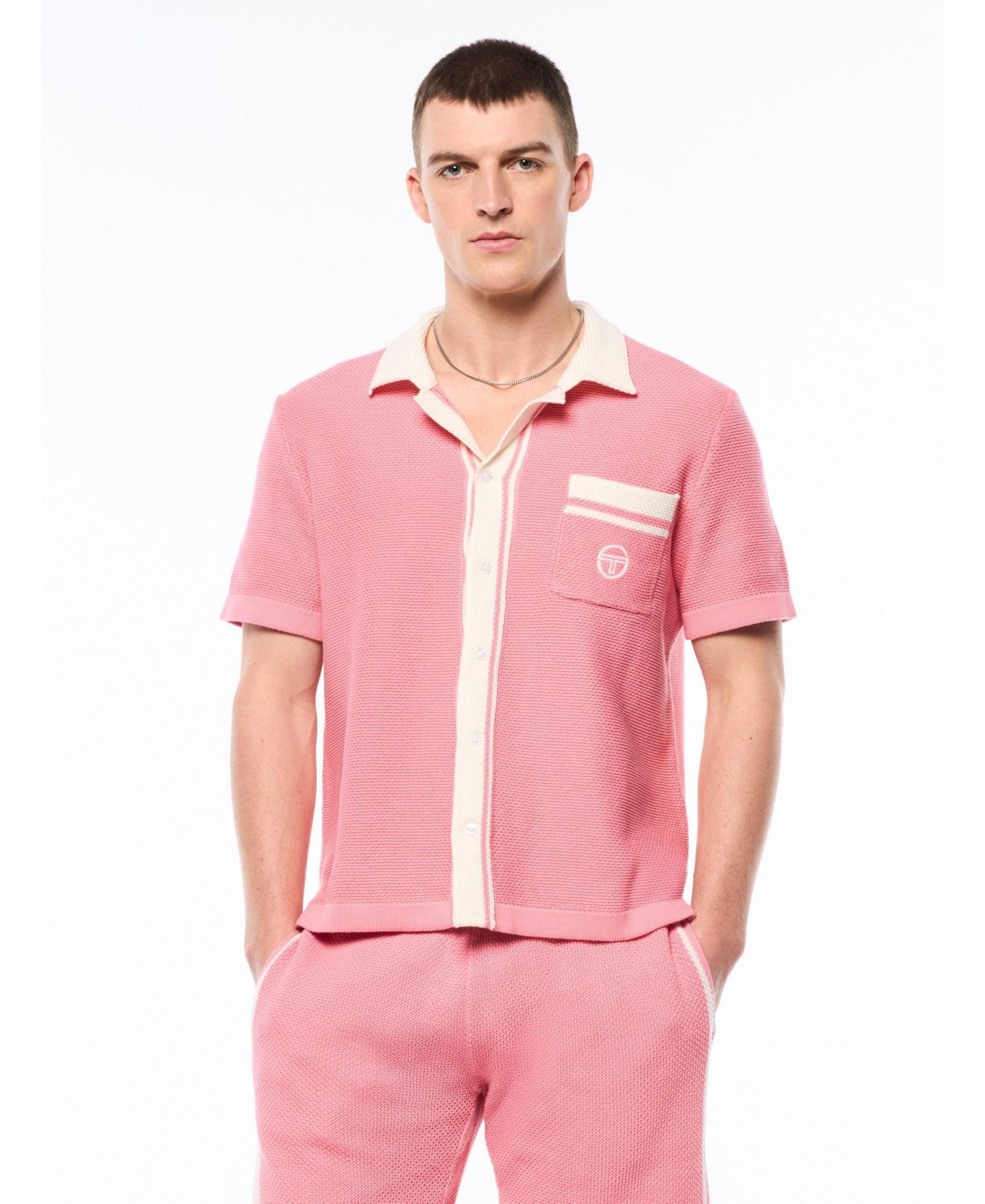Sergio Tacchini Men's Fratelli Crochet Cabana